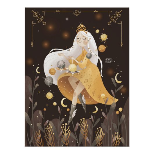 Dierenribbe van Alexandra Dikaia Perfect Poster (Voorkant)