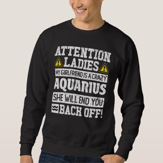 Dierenriem Aquarius Vriendin Graphic Trui (Voorkant)