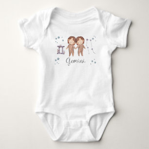 Dierenriem Baby Tweelingen Baby BodySuit en T-Shir