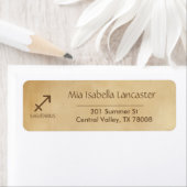 Dierenriem Boogschutter - Retouradreslabels Etiket (Insitu)