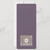 Dierenriem - bruiloft kaart (Achterkant)