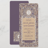 Dierenriem - bruiloft kaart (Voorkant / Achterkant)