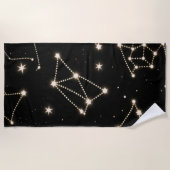Dierenriem Constellaties Patroon handdoek (Voorkant)