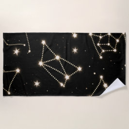 Dierenriem Constellaties Patroon handdoek