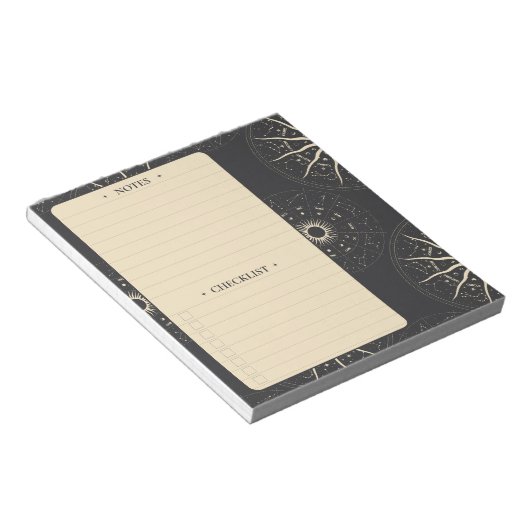 dierenriem | Dagelijkse opmerkingen en checklist N Notitieblok (Schuin)