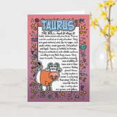 Dierenriem - de Feiten van de Pret van de Stier Kaart (Gele Bloem)