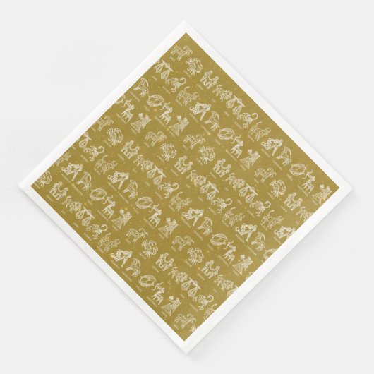 Dierenriem Document Servet (Geel) (Hoek)