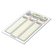 Dierenriem doelplanner aangepaste notitieblok (Schuin)
