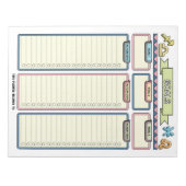 Dierenriem doelplanner aangepaste notitieblok (Voorkant)