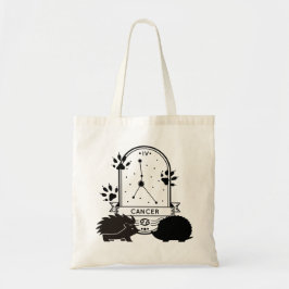 Dierenriem en bijpassende huisdieren. Kanker - Hed Tote Bag