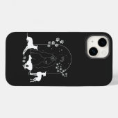 Dierenriem en bijpassende huisdieren.Maagd - Greyh Case-Mate iPhone Case (Achterkant (horizontaal))