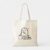 Dierenriem en bijpassende huisdieren. Stier - Hams Tote Bag (Achterkant)