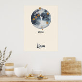 Dierenriem Hemel Libra Kinderkamer Muur Kunst Poster (Keuken)