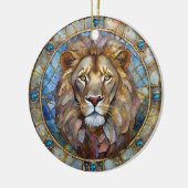 Dierenriem - Leeuw de Leeuw Keramisch Ornament (Links)