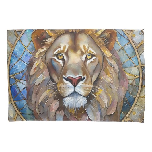 Dierenriem - Leeuw de Leeuw Kussensloop (Voorkant)