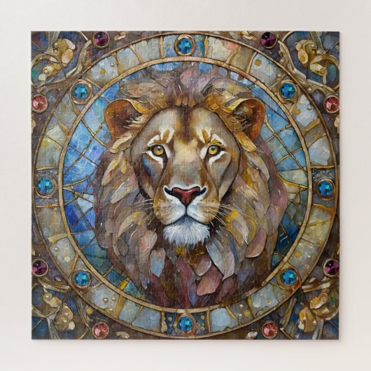 Dierenriem - Leeuw de Leeuw Legpuzzel (Verticaal)