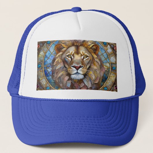 Dierenriem - Leeuw de Leeuw Trucker Pet (Voorkant)
