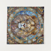 Dierenriem - Leeuw de Leeuw Wandkleed (Voorkant (horizontaal))