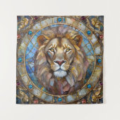 Dierenriem - Leeuw de Leeuw Wandkleed (Voorkant)