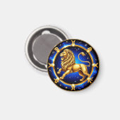 Dierenriem Leeuw Embleem Magneet (Voorkant / Achterkant)