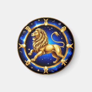 Dierenriem Leeuw Embleem Magneet
