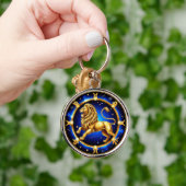 Dierenriem Leeuw Embleem Sleutelhanger (Hand)