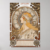 Dierenriem: Mucha's iconische Art Nouveau meesterw Poster (Voorkant)