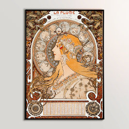 Dierenriem: Mucha's iconische Art Nouveau meesterw Poster