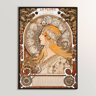 Dierenriem: Mucha's iconische Art Nouveau meesterw Poster