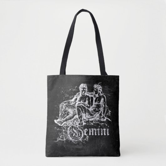 Dierenriem Oude Stijl Tweelingen Tote Bag (Voorkant)