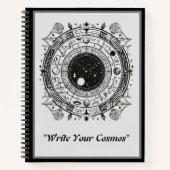 Dierenriem patronen: ingewikkelde hemelse ontwerp notitieboek (Voorkant)