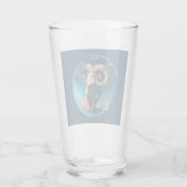 Dierenriem Ram "21 maart - 19 april" Glas (Achterkant)