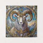 Dierenriem - Ram Aries Wandkleed (Voorkant)