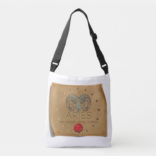 Dierenriem - Ram - Cross Body Tote Tas (Voorkant)