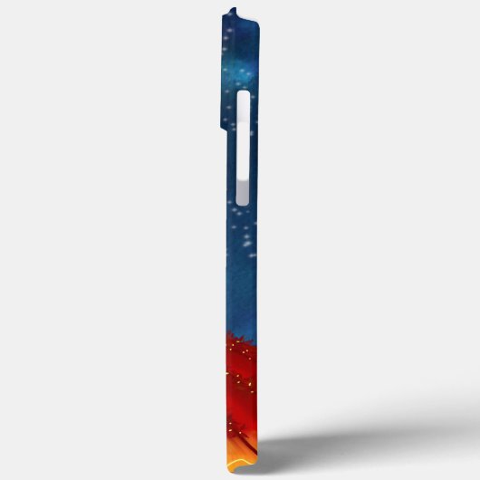 Dierenriem Ram Godin Blauw Celestial Case-Mate iPhone Case (Achterkant / Links)