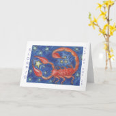 Dierenriem Schorpioen "de kaart witte grens (Gele Bloem)