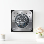 Dierenriem ~ Schorpioen ~ Hemels ~ Westerne Astrol Vierkante Klok (Huis)