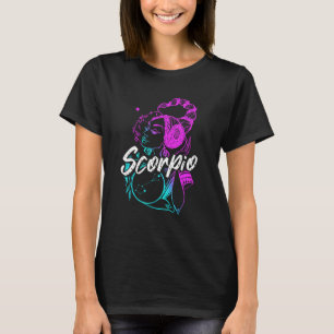 Dierenriem Schorpioen Mooi Meisje Geboren In Oktob T-shirt