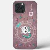 Dierenriem Schorpioen Schattigee Kat Wiel Planet A Case-Mate iPhone Case (Achterkant)