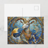 Dierenriem - Steenbok de Zeegeit Briefkaart (Voorkant / Achterkant)