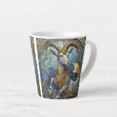 Dierenriem - Steenbok de Zeegeit Latte Mok (Rechterhoek)