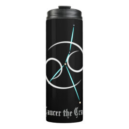 Dierenriem sterrenbeeld Kanker Thermische Tumbler Thermosbeker