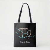 Dierenriem Sterrenbeeld Maagd Boodschappentas Tote Bag (Voorkant)
