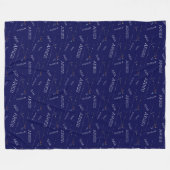 Dierenriem sterrenbeeld Ram Fleece Deken (Voorkant (Horizontaal))