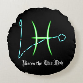 Dierenriem sterrenbeeld Vissen Ronde Kussen