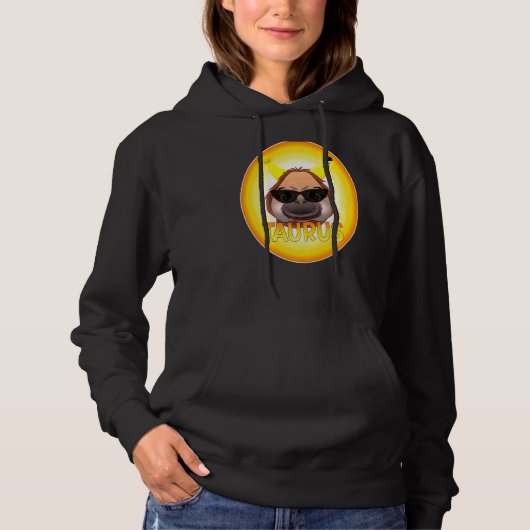 Dierenriem Stier Aap Banaan Hoodie (Voorkant)