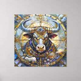 Dierenriem - Stier De Stier Canvas Afdruk