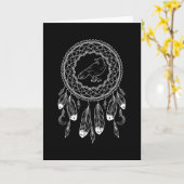 Dierenriem teken Native American Raven Kaart (Gele Bloem)