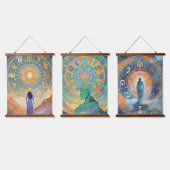 Dierenriem Tekens en Astrologie Wandkunst Hangend Wandkleed (Driedubbel)