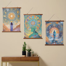 Dierenriem Tekens en Astrologie Wandkunst